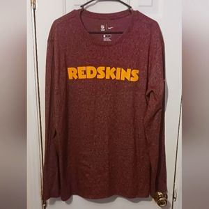Nike Team Apparel RED SKINS  Long Sleeve T-shirt
